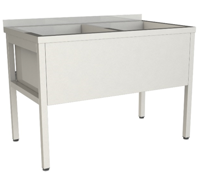 Ванна моечная двухсекционная Restoinox ВМС-2/5-Б