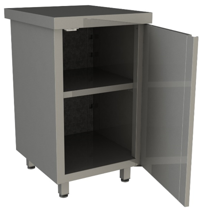 Стол производственный закрытый двери распашные Restoinox СПЗР-4/6