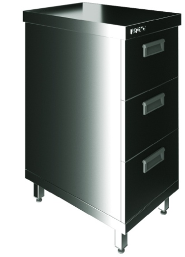 Стол производственный закрытый Restoinox СП3Я-4/6