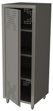 Шкаф кухонный для хлеба двери распашные Restoinox ШКРХ-6/6