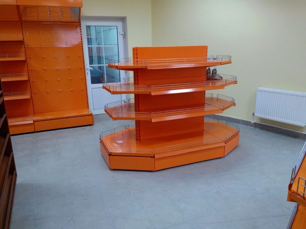Стеллаж торцевой трапециевидный
