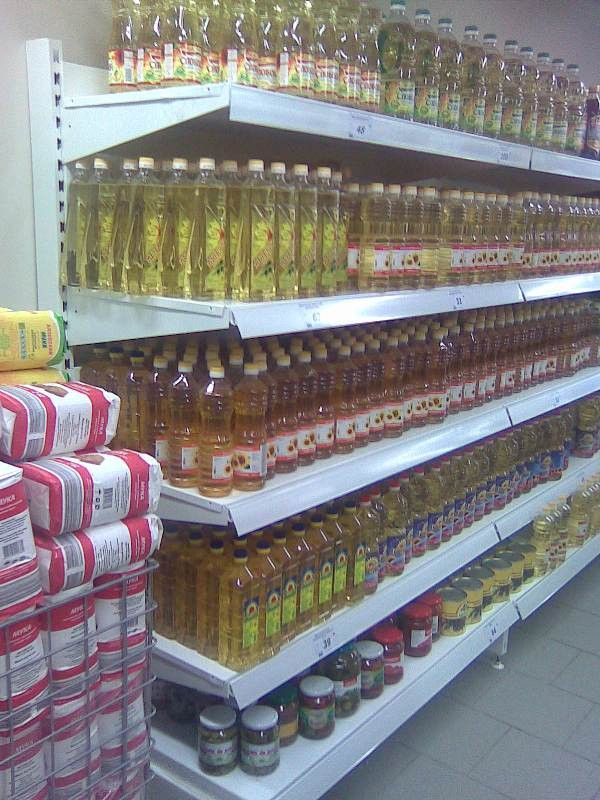Стеллаж пристенный средний, ЭКОНОМ серия