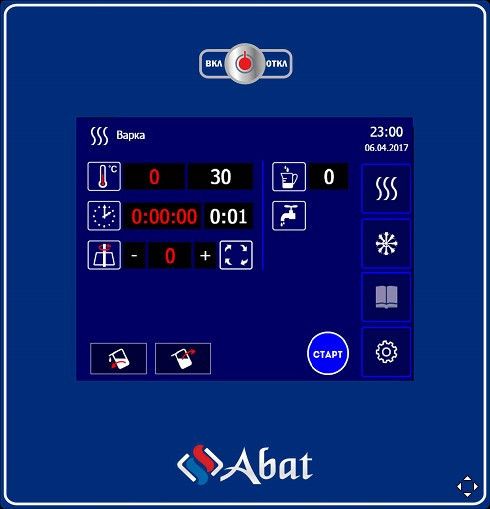 Котел варочный Abat КПЭМ-60-ОМП со сливным краном